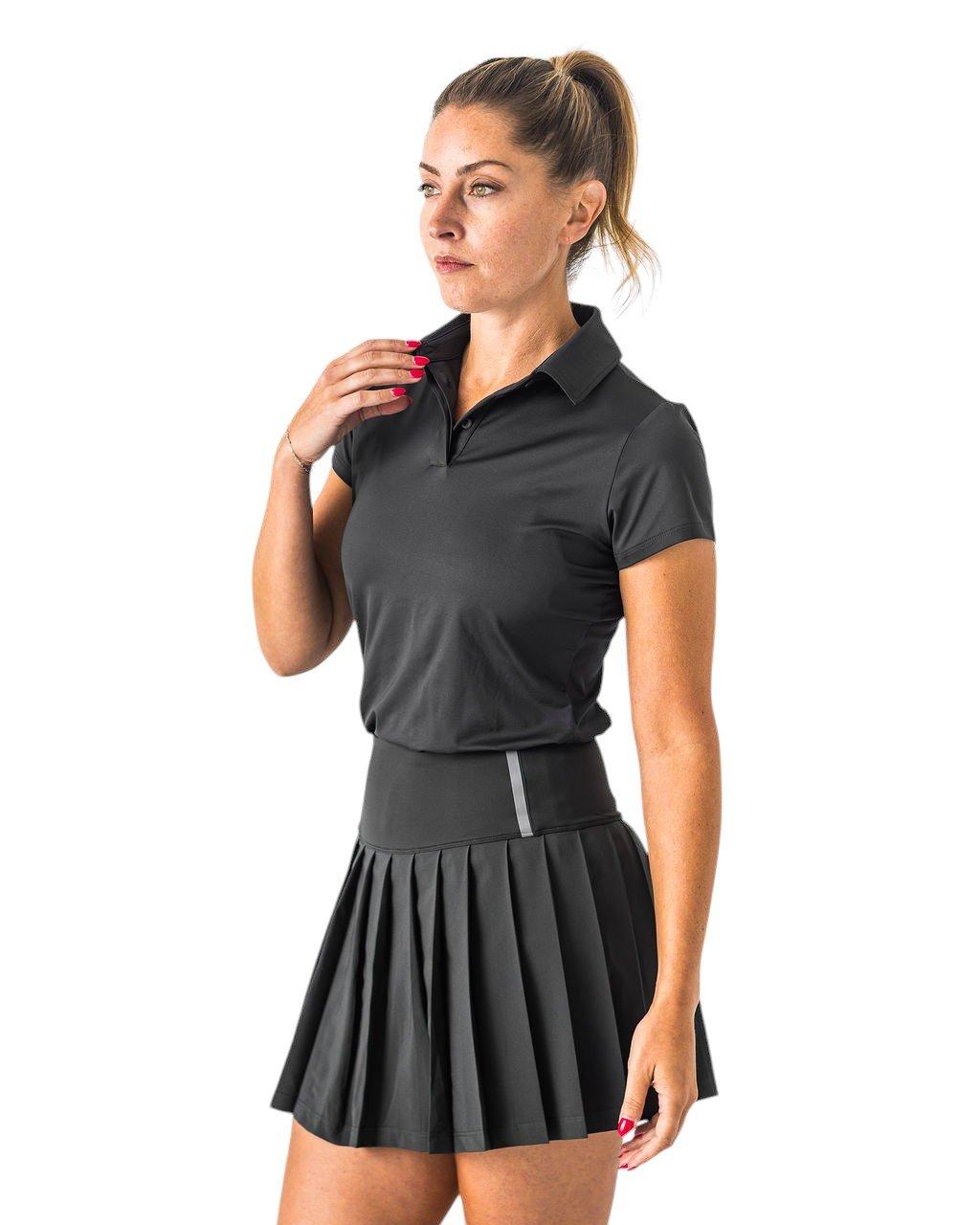 Boast Women's Performance Polo - Black - BLACK
